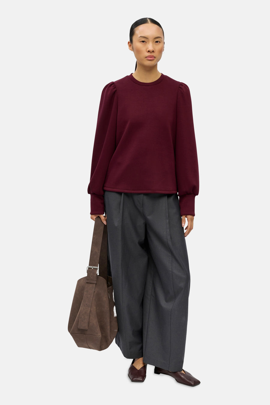Sweat col O rouge - OBJECT