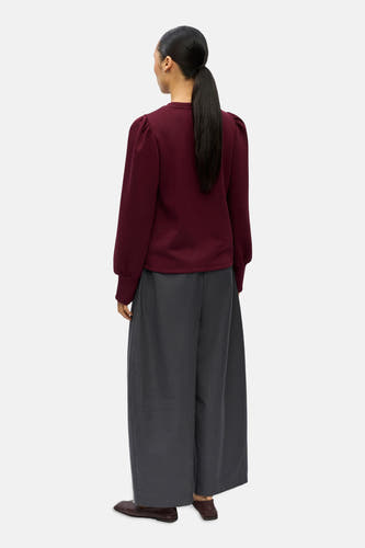Sweat col O rouge - OBJECT
