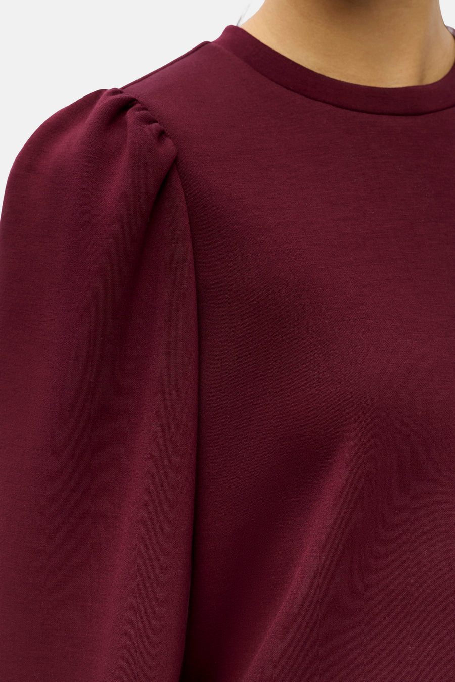 Sweat col O rouge - OBJECT