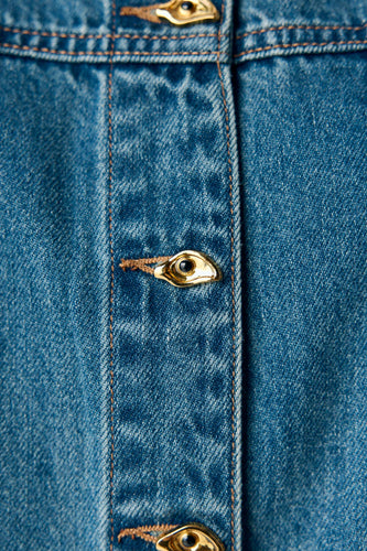 Chemisier - mid blue denim - OBJECT - 5