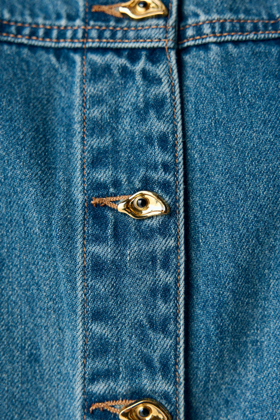 Chemisier - mid blue denim - OBJECT - 4