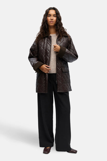 OBJJUNA L/S RE QUILTED JACKET 140