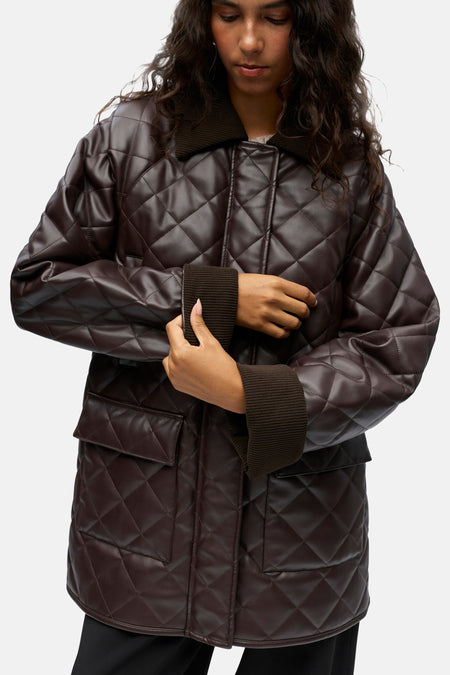 OBJJUNA L/S RE QUILTED JACKET 140