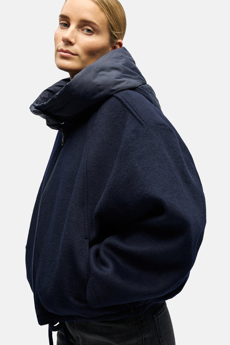 OBJMOORE L/S OZ WOOL BOMBER 140
