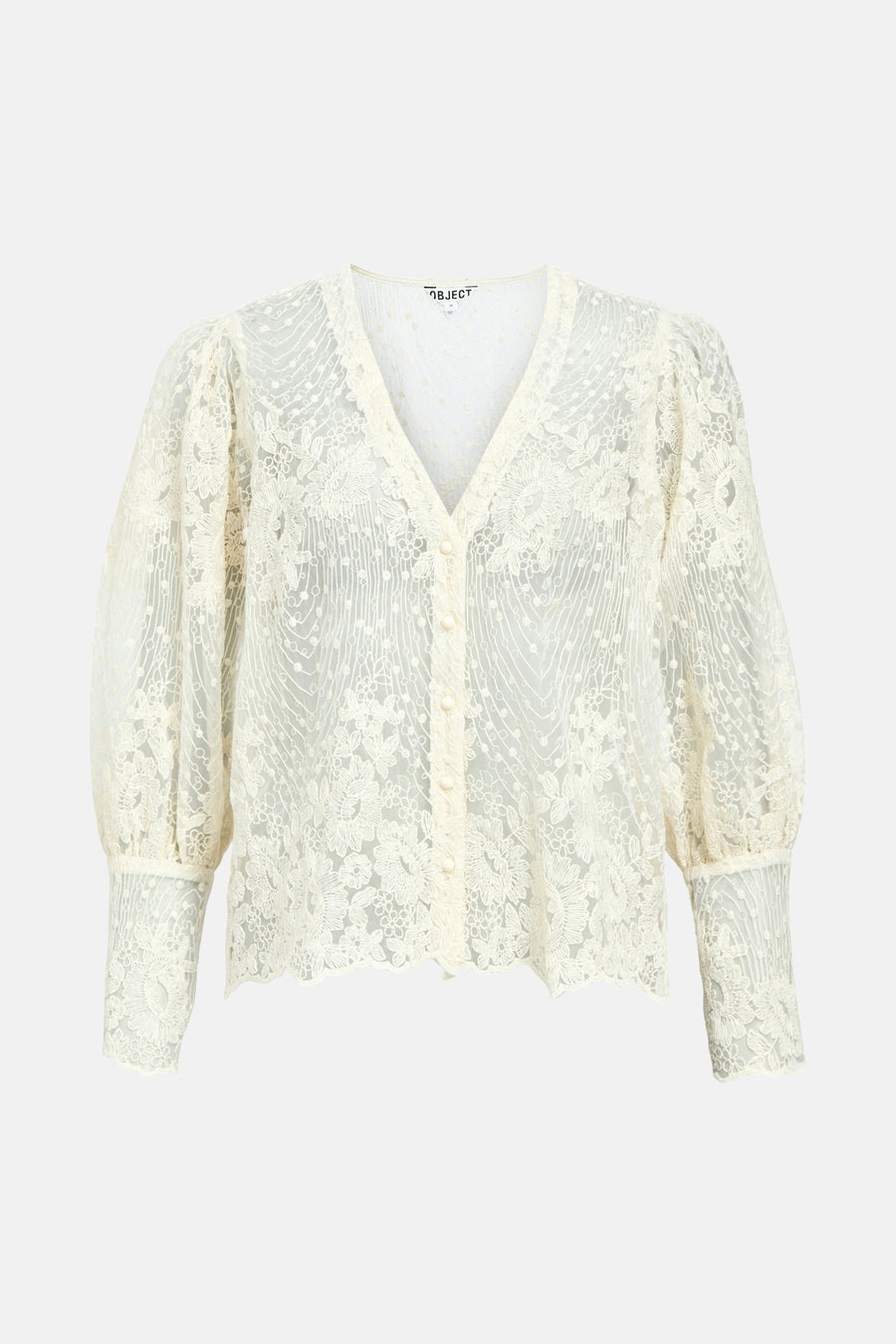 Chemise à manches longues - écru - OBJECT