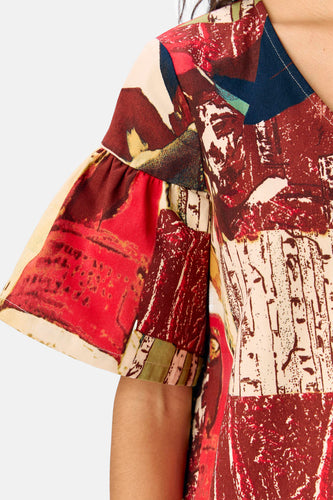 Robe à manches courtes - multicolore - OBJECT