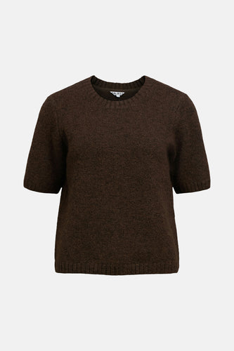 OBJSAGGIA LO S/S KNIT PULLOVER DIV