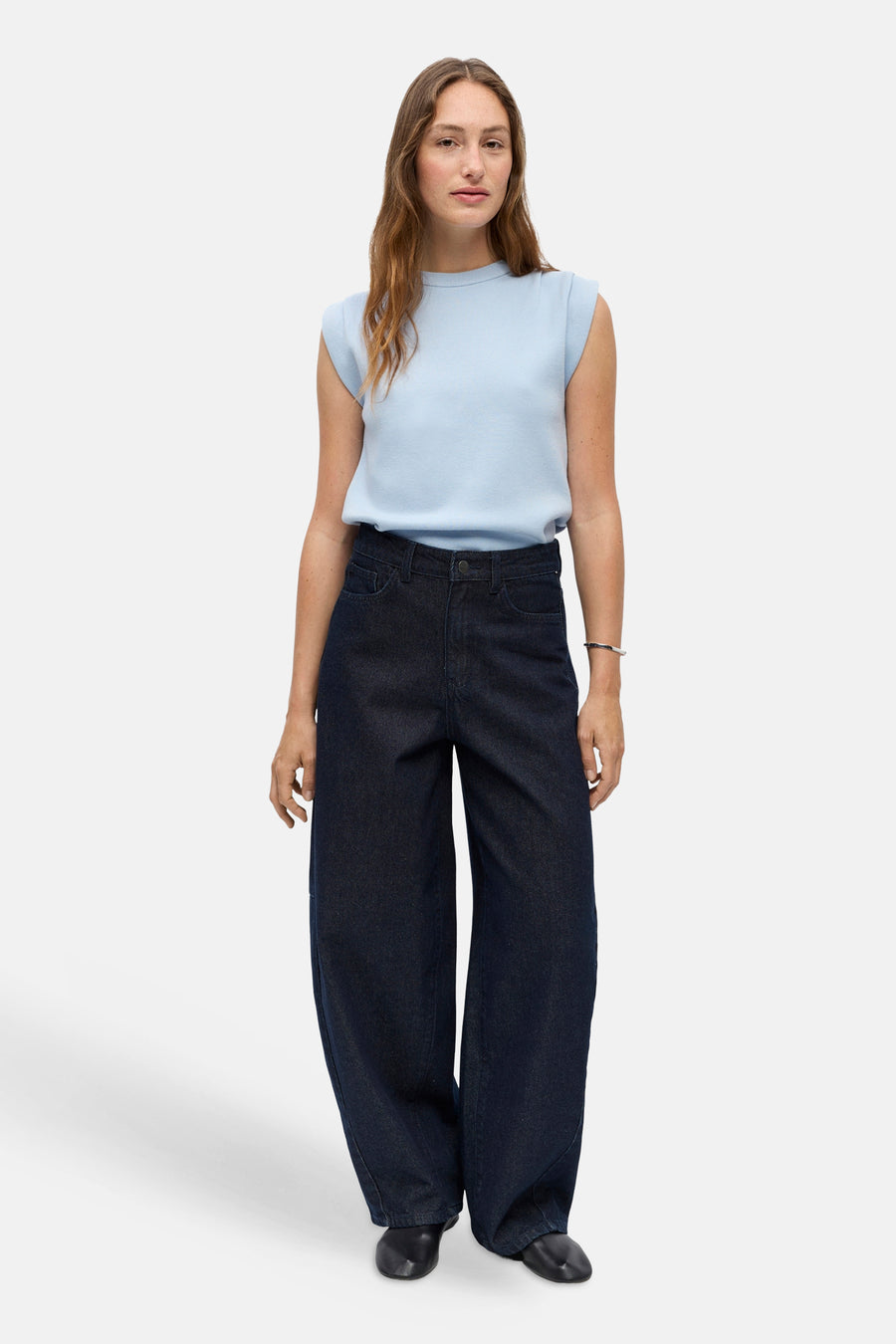 Jeans coupe spécial dark blue denim - OBJECT