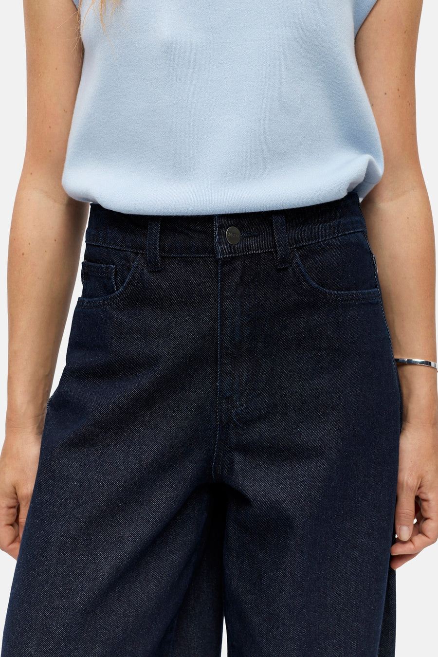 Jeans coupe spécial dark blue denim - OBJECT