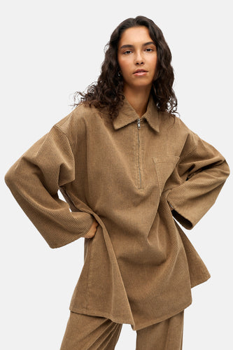 Robe à manches longues - beige - OBJECT