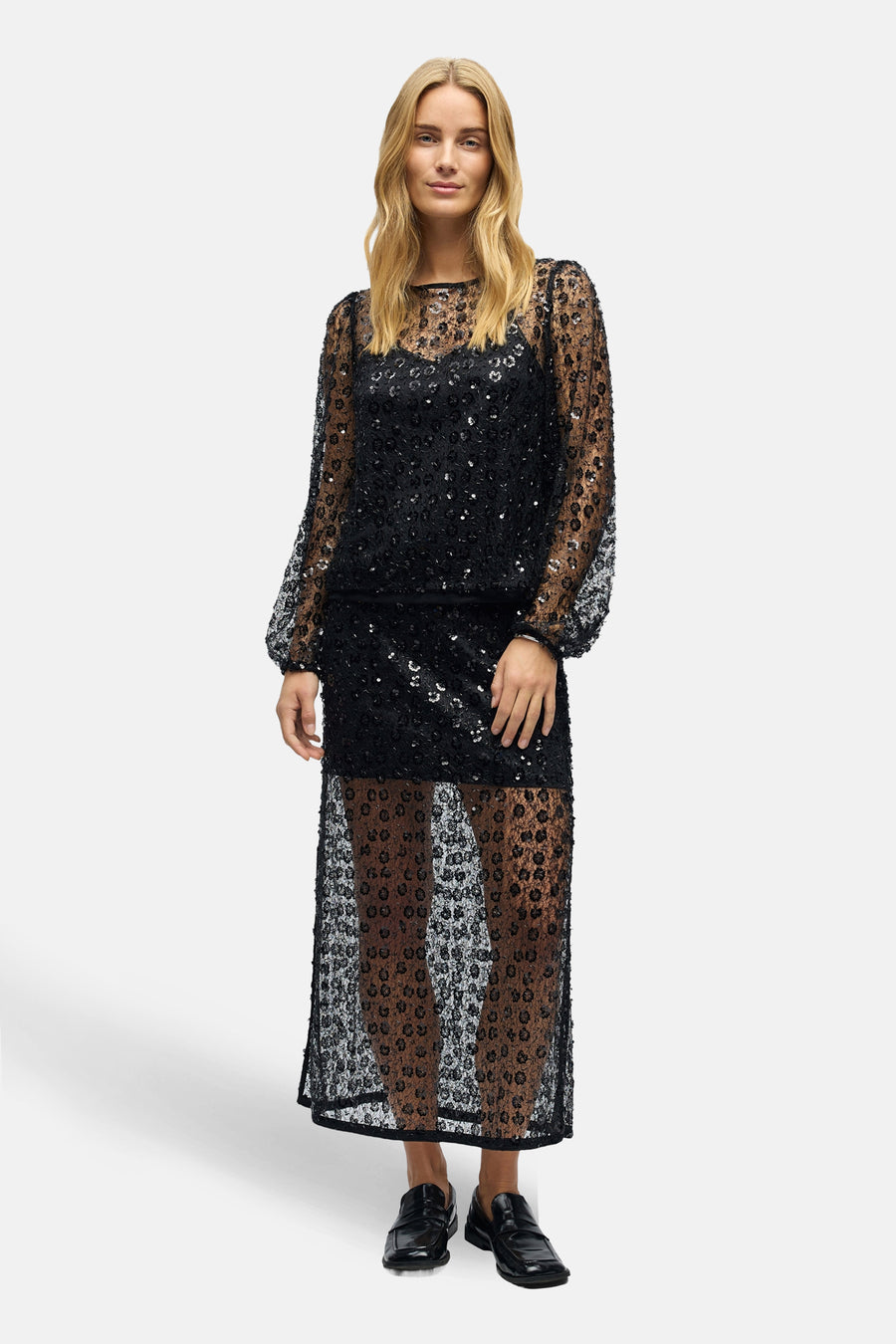 OBJMAISY HW LONG SKIRT 141
