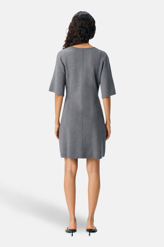 Robe à manches courtes - gris - OBJECT - 6