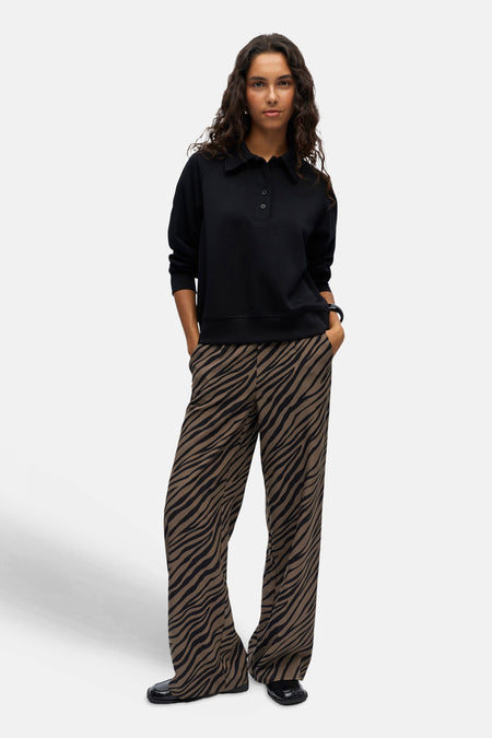 OBJANDREA L/S RE POLO PULLOVER DIV