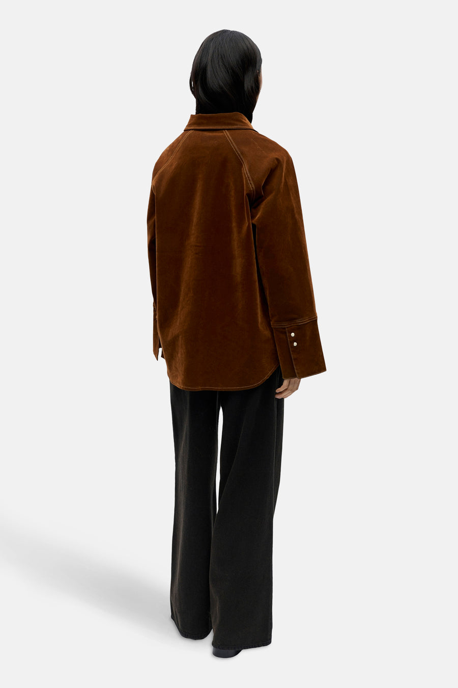 Chemise à manches longues - brun - OBJECT