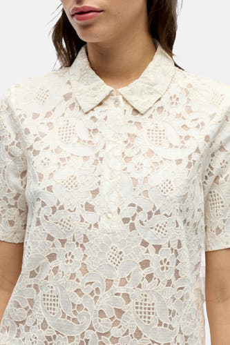 Polo à manches courtes - écru