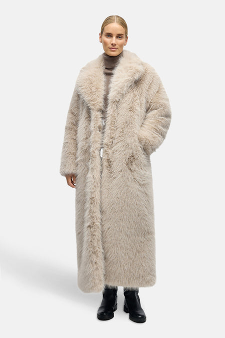OBJISADORA L/S LO HAIRY LONG COAT 141