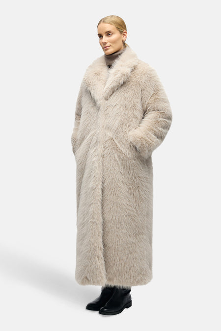 OBJISADORA L/S LO HAIRY LONG COAT 141