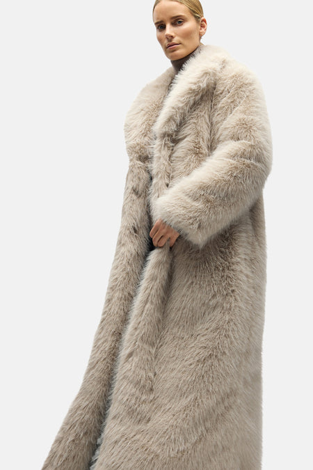 OBJISADORA L/S LO HAIRY LONG COAT 141