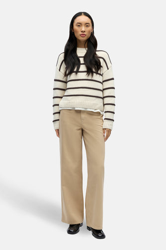 Pull à col rond - écru - OBJECT - 5