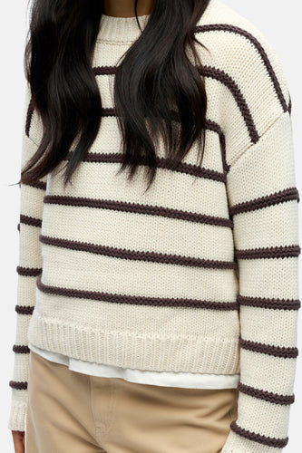 Pull à col rond - écru - OBJECT - 5