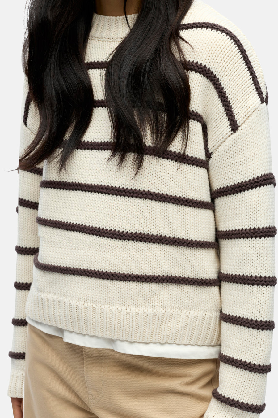 Pull à col rond - écru - OBJECT - 4