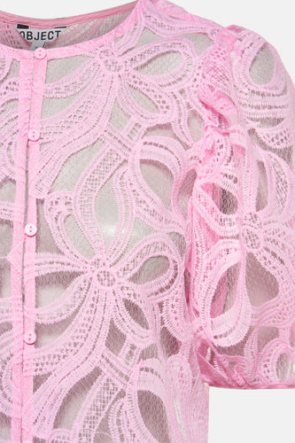 Blouse à manches courtes - rose - OBJECT - 4