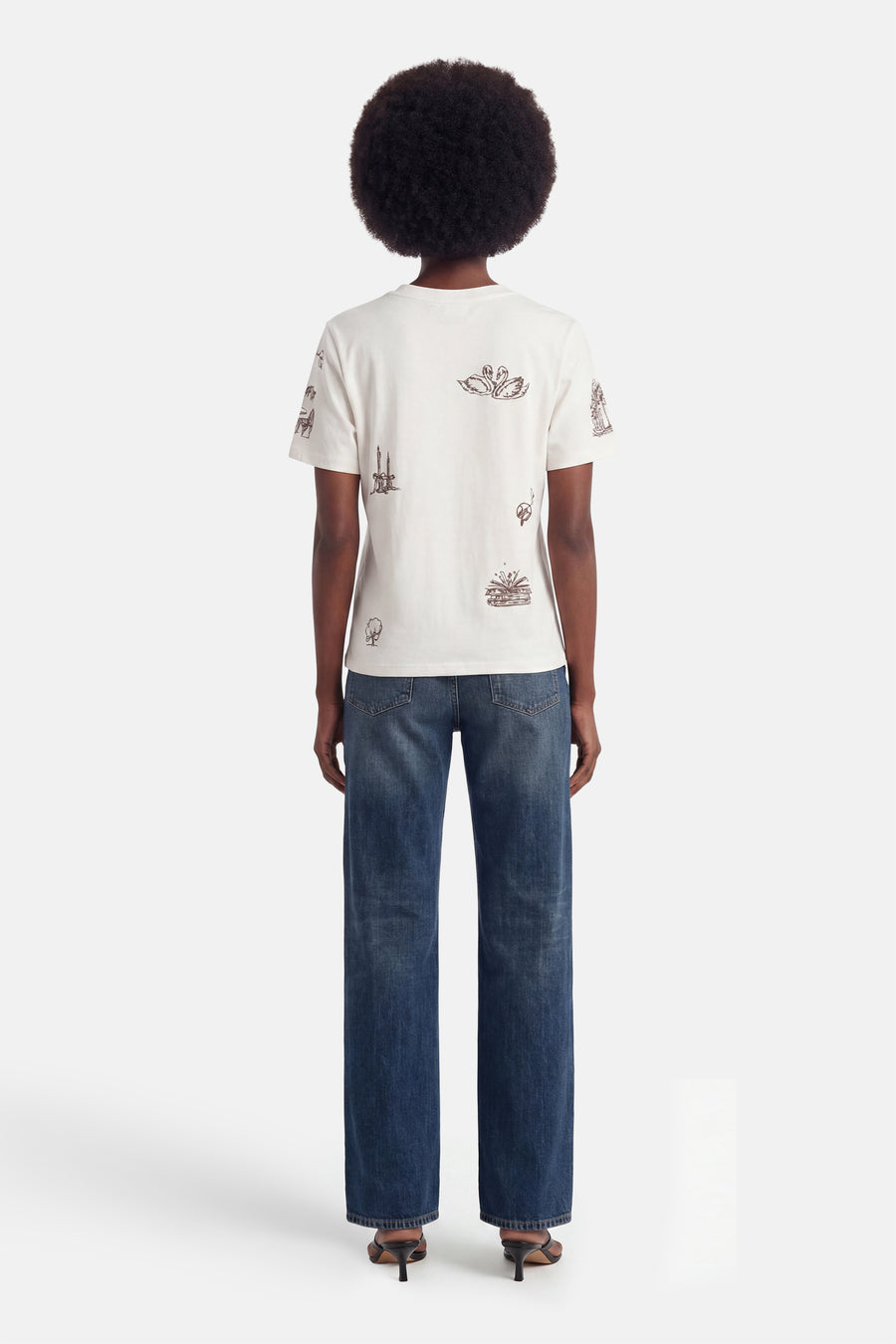 T-shirt à manches courtes - blanc