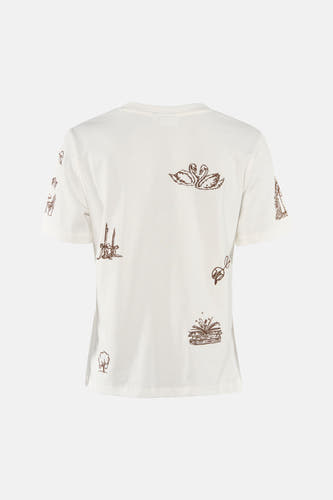 T-shirt à manches courtes - blanc