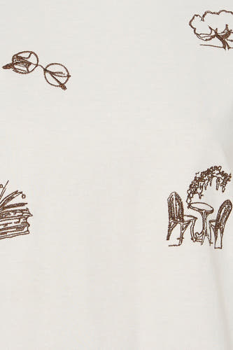 T-shirt à manches courtes - blanc