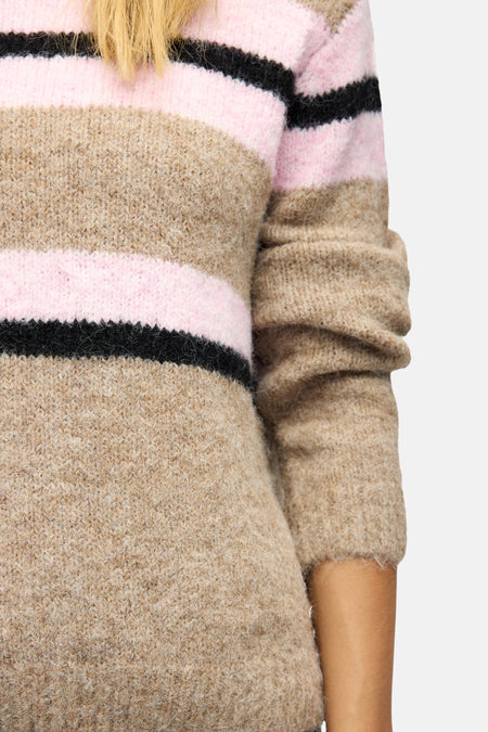 Pull à col rond - Multicolore