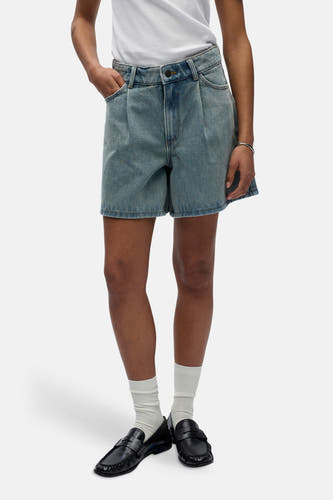Short light blue denim - OBJECT