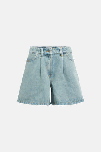 Short light blue denim - OBJECT