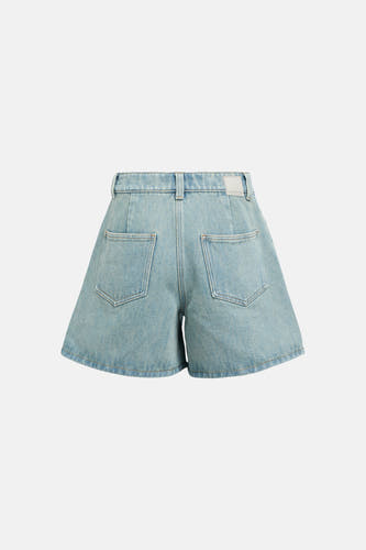 Short light blue denim - OBJECT