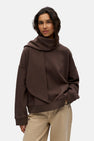 Sweat col O brun - OBJECT
