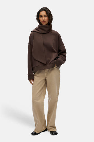 Sweat col O brun - OBJECT