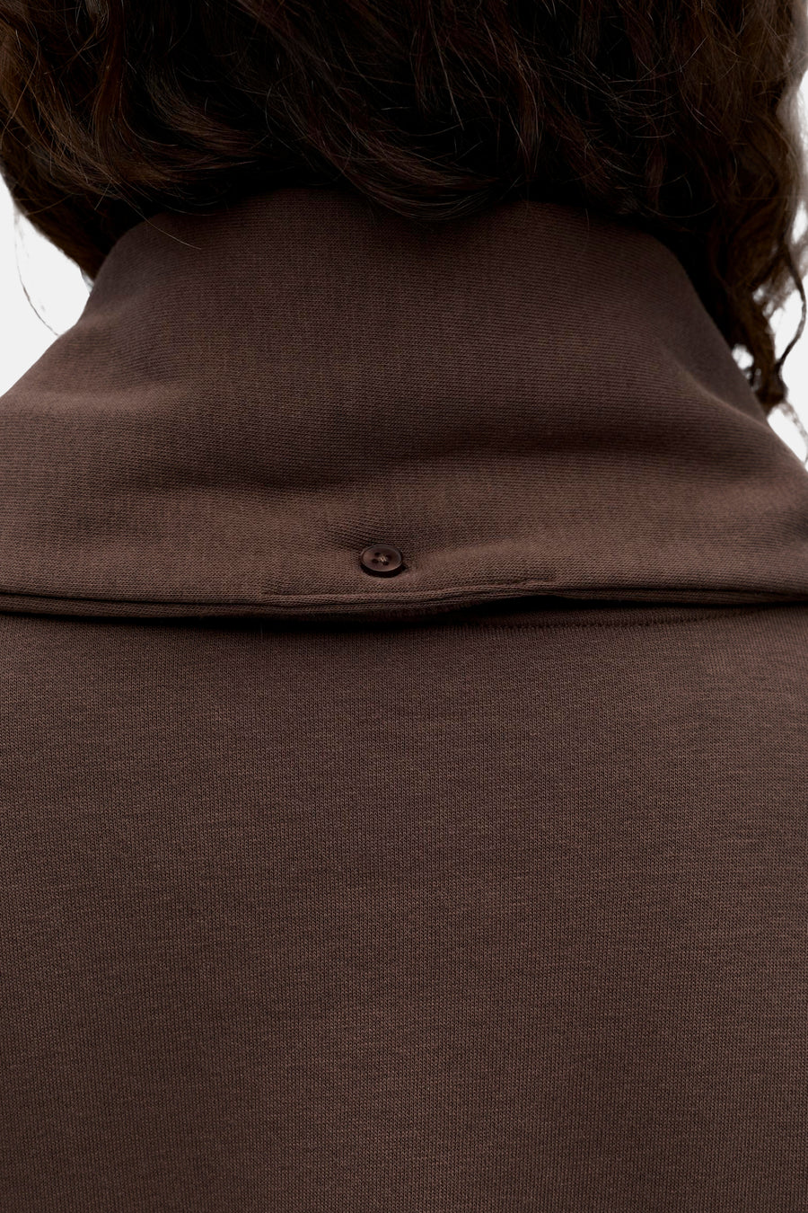 Sweat col O brun - OBJECT