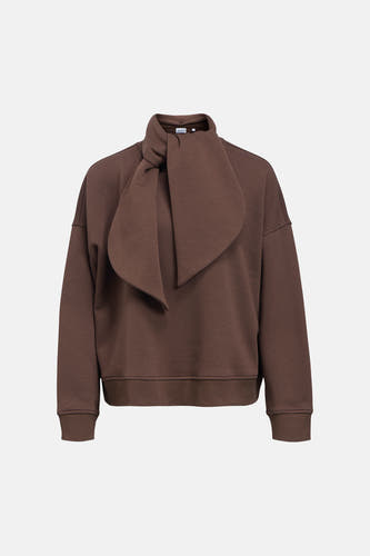 Sweat col O brun - OBJECT