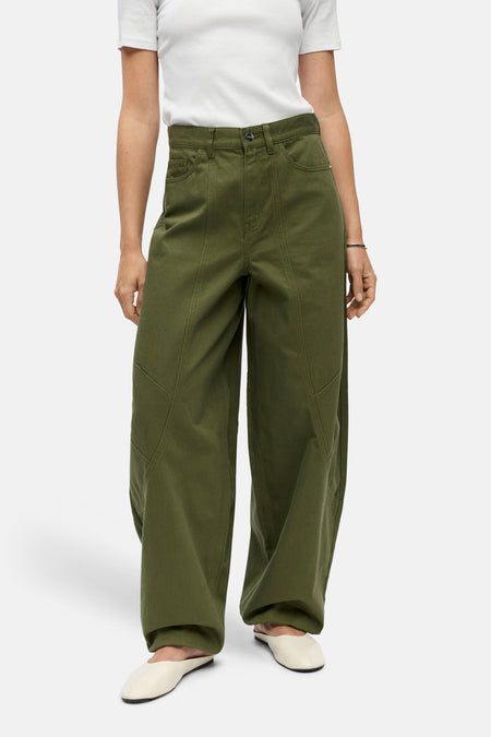 Jeans coloré vert - OBJECT