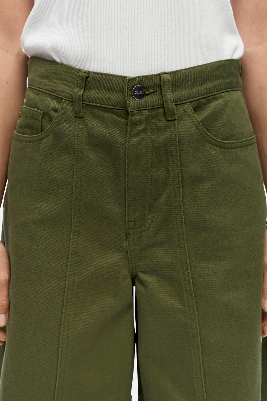 Jeans coloré - Bronze Green