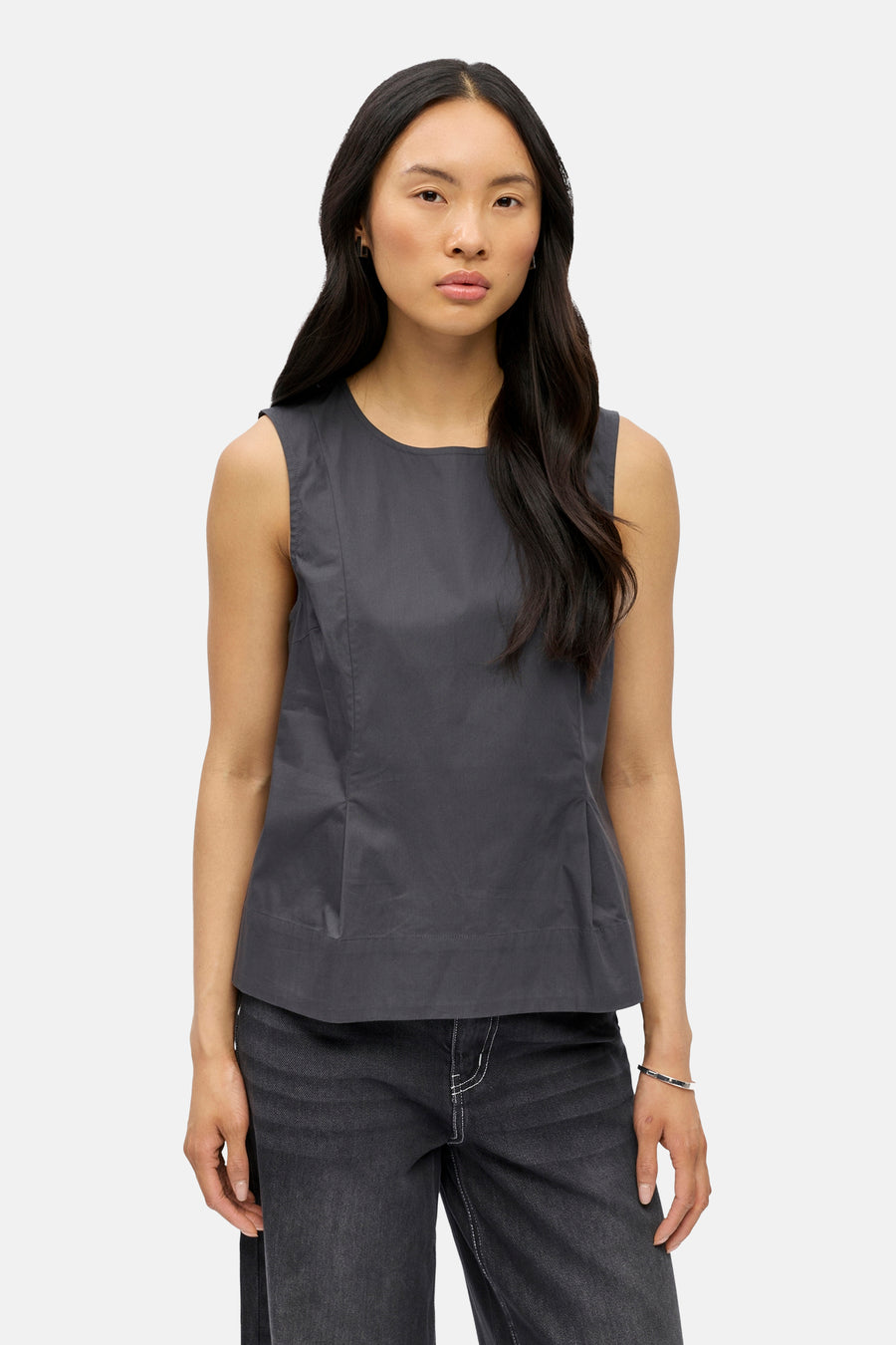 Chemisier (sans manches) gris - OBJECT