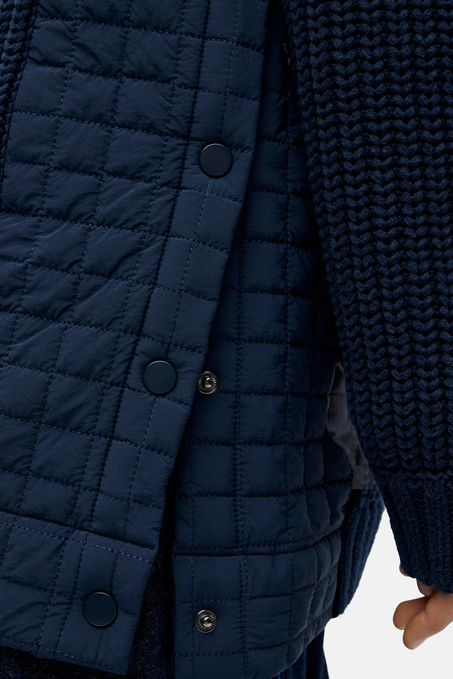 Pull col O bleu - OBJECT
