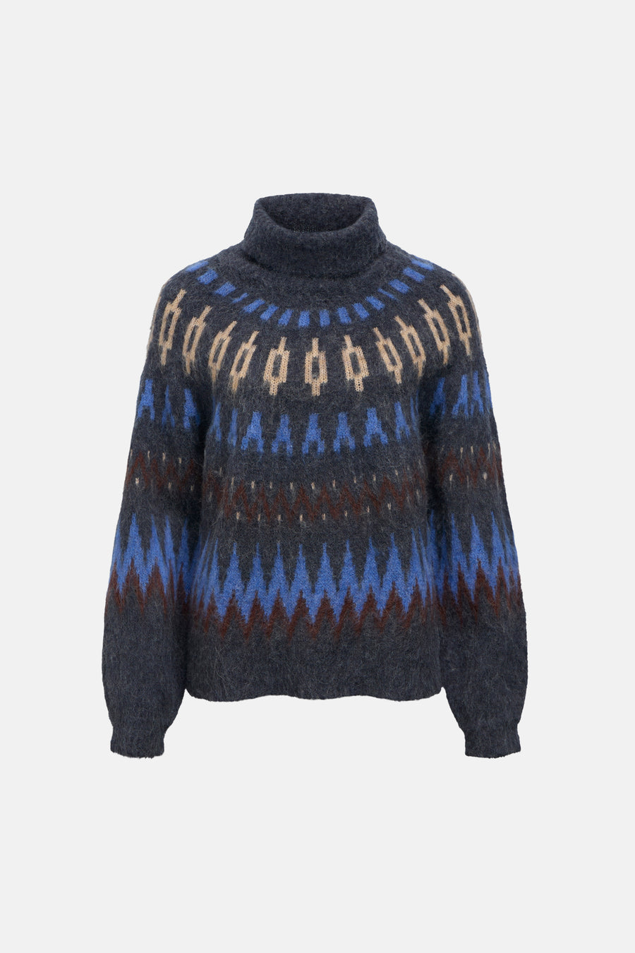 Pull col O multicolore - OBJECT