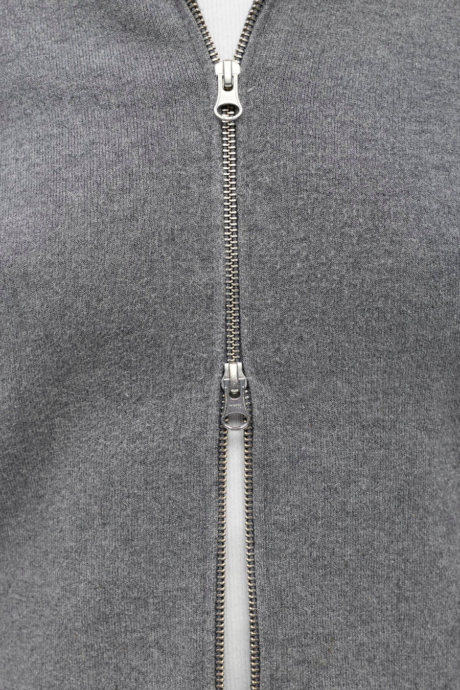 Cardigan - Medium Grey Melange