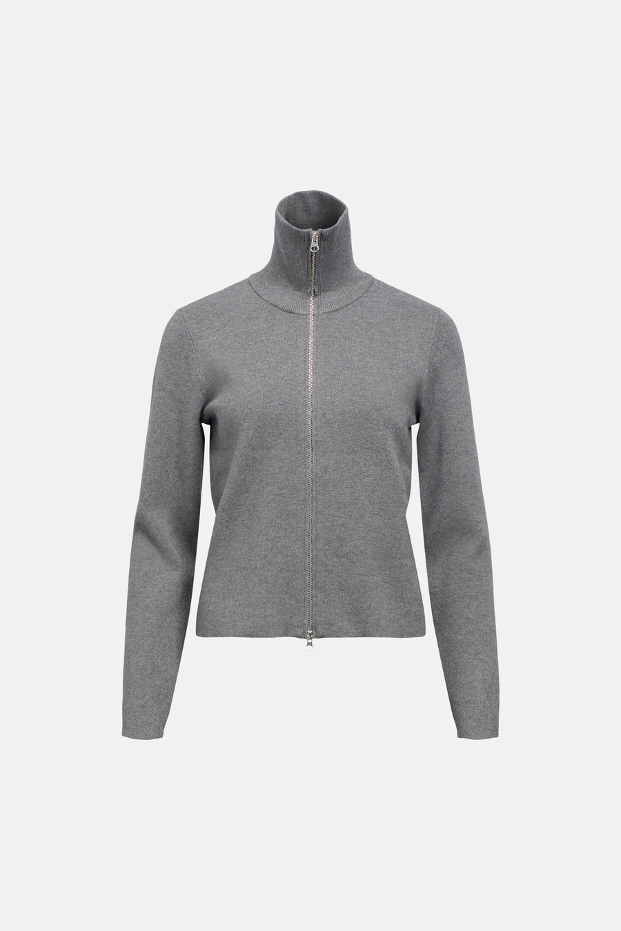 Cardigan - Medium Grey Melange