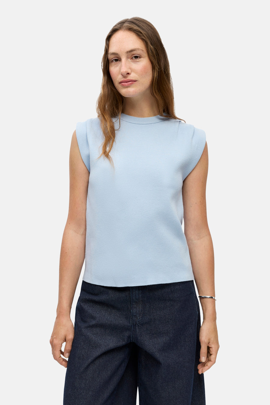 Pull col O bleu - OBJECT