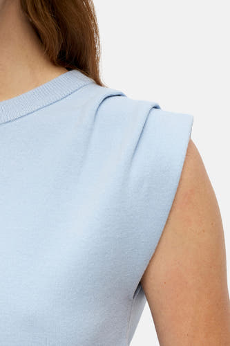Pull col O bleu - OBJECT
