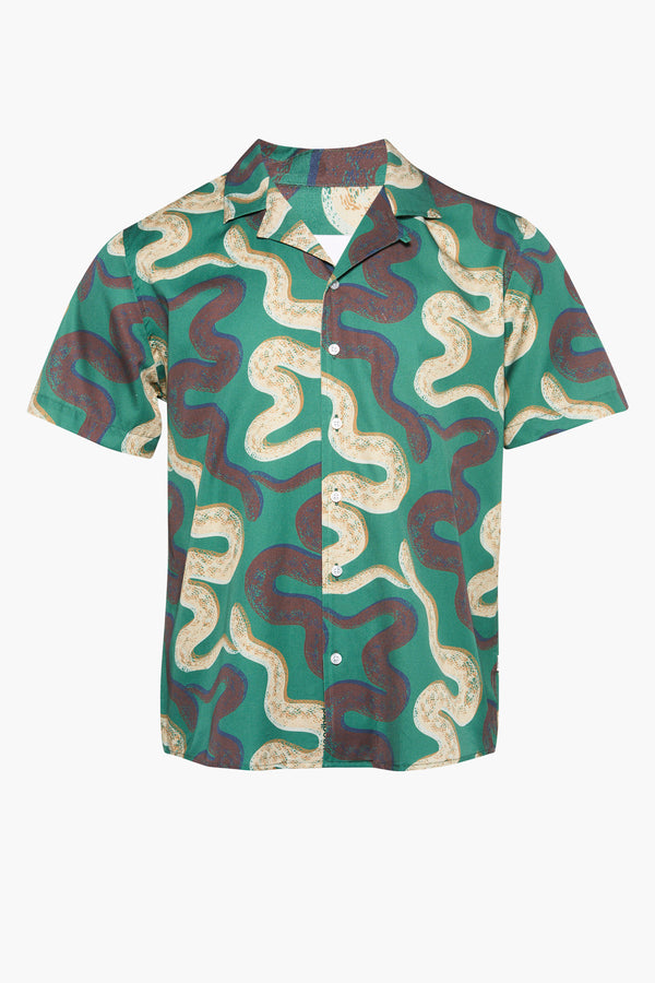 Chemise (manches courtes) Vert - WOODBIRD