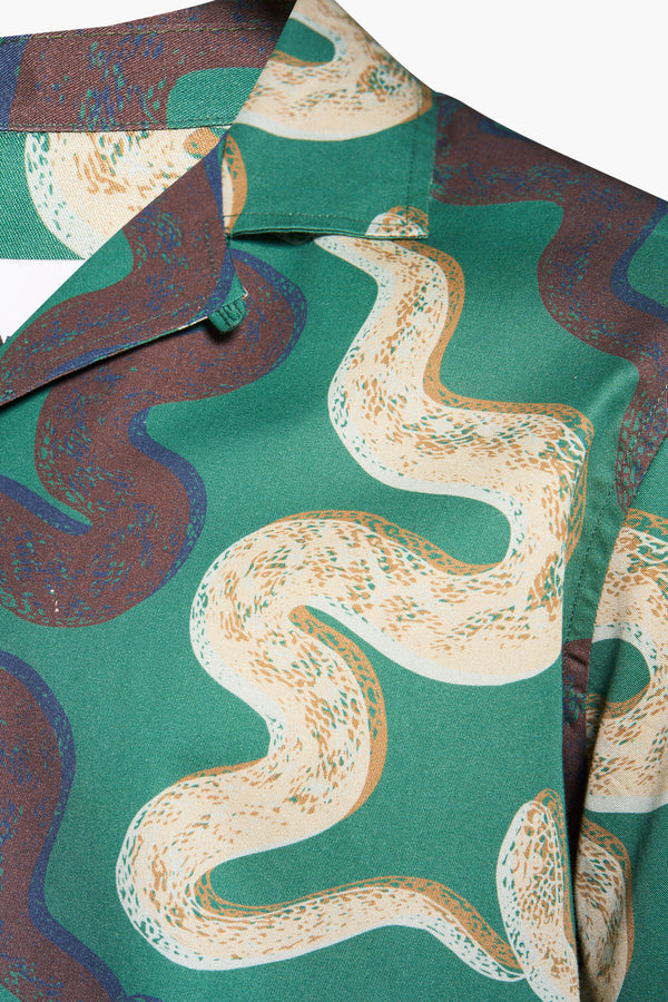 Chemise (manches courtes) Vert - WOODBIRD