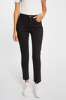 Pantalon color&eacute; - noir