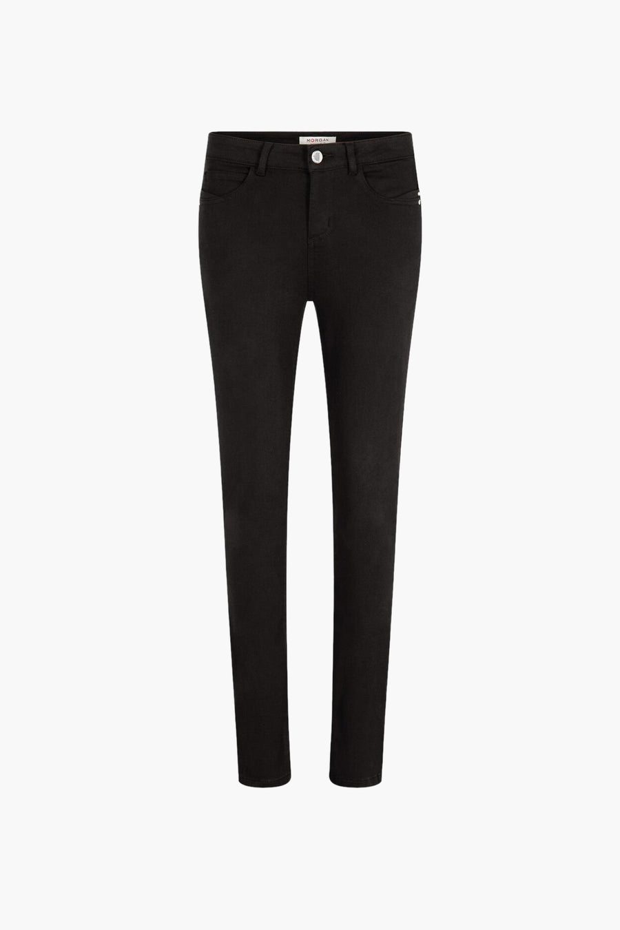 Pantalon color&eacute; - noir